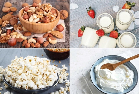 Ăn vặt giảm cân: Là những món snack ít calo và lành mạnh