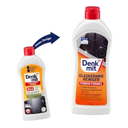 Dung Dịch Vệ Sinh Mặt Bếp Từ- Hồng Ngoại DENKMIT 3IN1- Nhập Đức