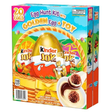 BỘ 20 TRỨNG SOCOLA BẤT NGỜ KINDER JOY GOLDEN EGG TOY- MỸ