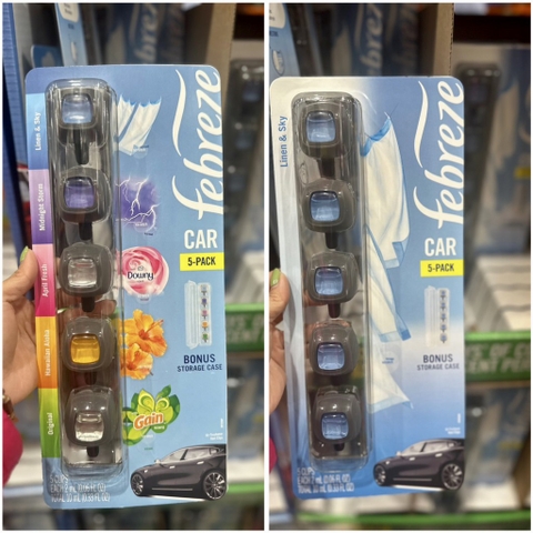 Set Nước Hoa Xe Hơi Febreze 5 Cái 2ml