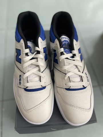 Giày Nam New Balance 550 Hộp Xám_Trắng Xanh Dương Đậm 10