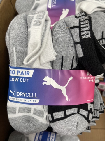 Vớ Puma Set 10 đôi cổ ngắn