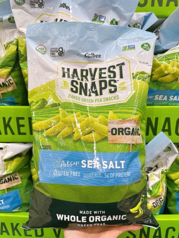 BÁNH SNACK ĐẬU HÀ LAN HỮU CƠ HARVEST SNAPS