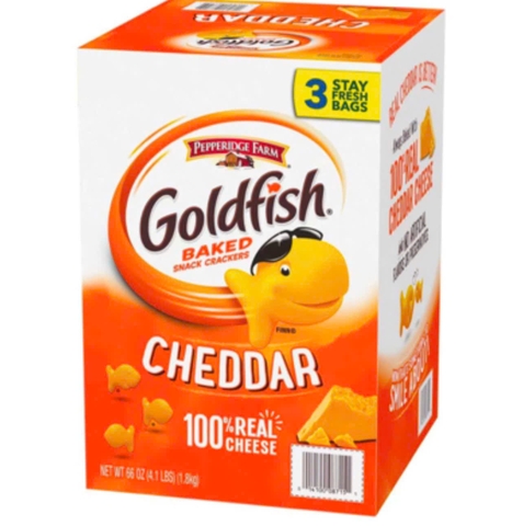 Bánh cá Pepperidge Farm Goldfish Snack Crackers 1.8kg