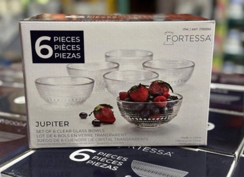 Thùng 6 chén thủy tinh Fortessa