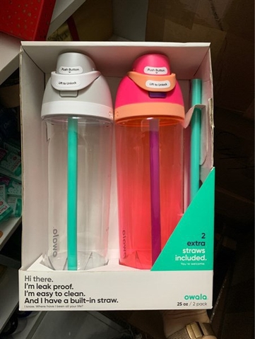 Set 2 Bình nước Nhựa Owala 25oz