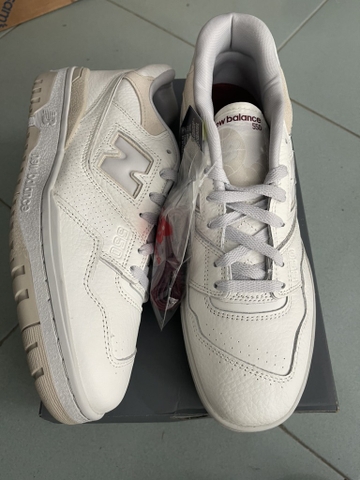 Giày Nam New Balance 550 Hộp Xám_Trắng Xám 11