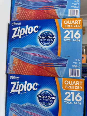 Túi Ziploc Đa Năng Quart Freezer 216 Cái_Air