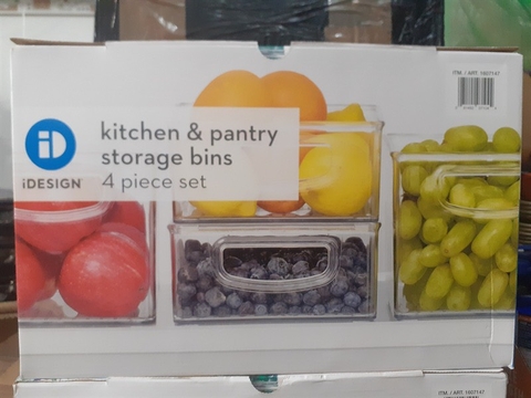 Set khay tủ lạnh Kitchen & pantry storage bins