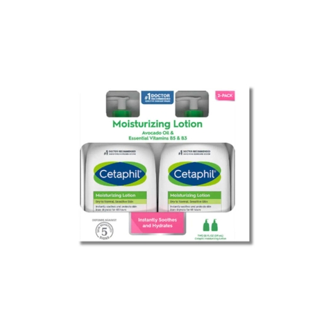 Set 2 Sữa dưỡng ẩm toàn thân Cetaphil Moisturizing Lotion Body & Face 591ml x2