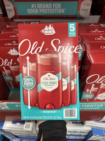 Lăn khử mùi Old Spice Pure Sport Pack 5(85g*5)