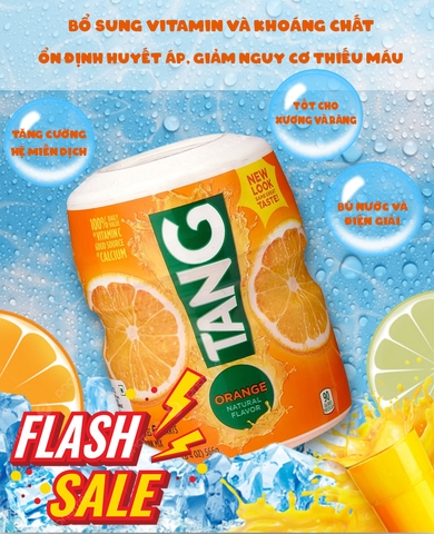 Bột cam TANG hàng Mỹ 566g