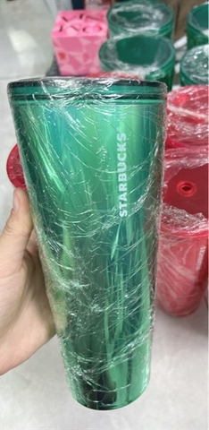 Ly Starbucks xanh ống hút 710ml