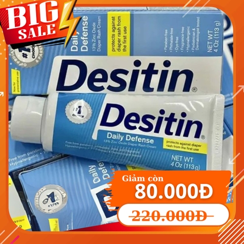 Kem Chống Hăm Tã Desitin Maximum Strength Màu Xanh 113g
