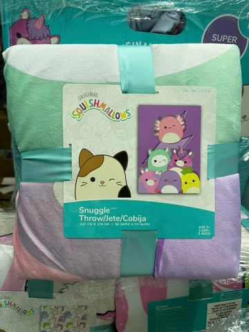 Mền bông Kids SquishMallows-Air (127cm x 178cm)