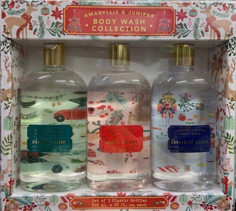 Set 3 Sữa tắm Body Wash Collection Amaryllis & Juniper 828ml*3