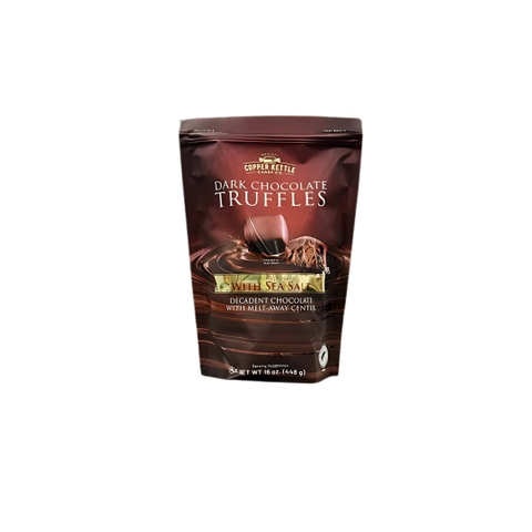 Socola muối biển Dark Chocolate Truffles with Sea Salt