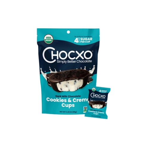 Socola Bánh Quy Kem Chocxo Dark Milk Chocolate Cookies & Creme Cup