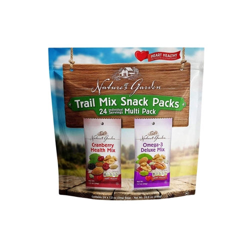 Hạt Sấy Khô Tổng Hợp Nature’s Garden Trail Mix Snack Packs 816g