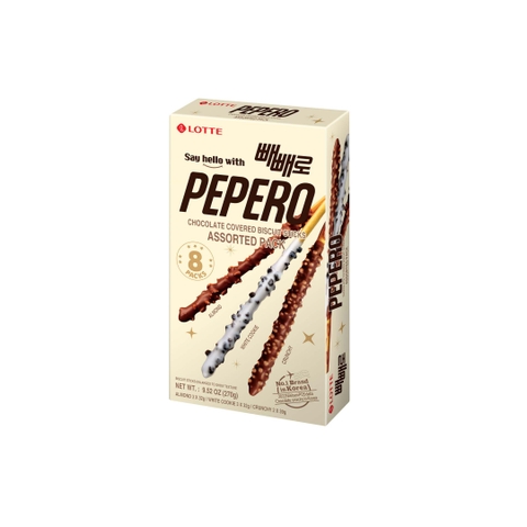 Bánh Que Phủ Socola Lotte Pepero Hộp 270gr