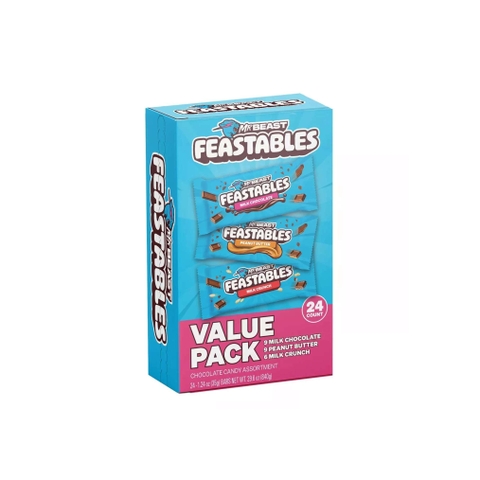 Chocolate Nhiều Vị Mr.Beast 24 Thanh