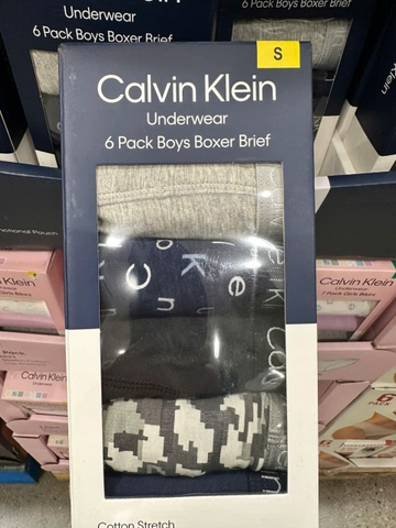 Set 6 quần chip dành cho bé trai CK Underwear Boy Bikini