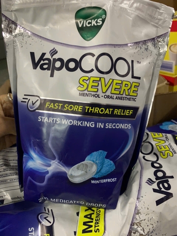 Kẹo ngậm giảm ho bạc hà VapoCool 300 viên