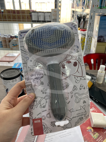 Lược đẩy lông CLEAN cho chó mèo các màu