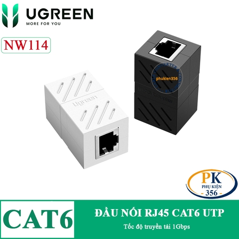 Đầu nối mạng lan RJ45 CAT6 2 đầu âm Ugreen NW114 20390