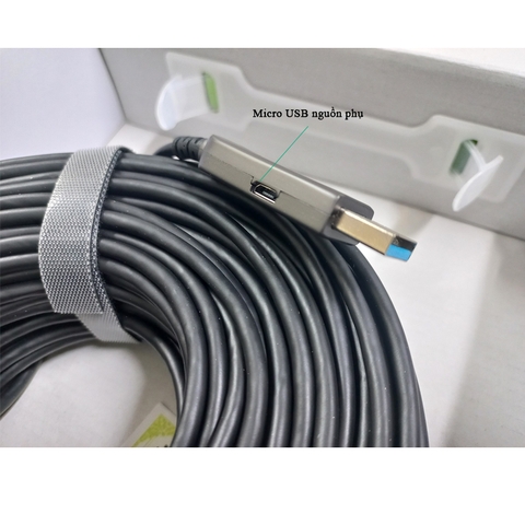 Dây cáp USB 3.0 3.1 sợi quang chính hãng M-PARD dài 10M đến 50M MH231