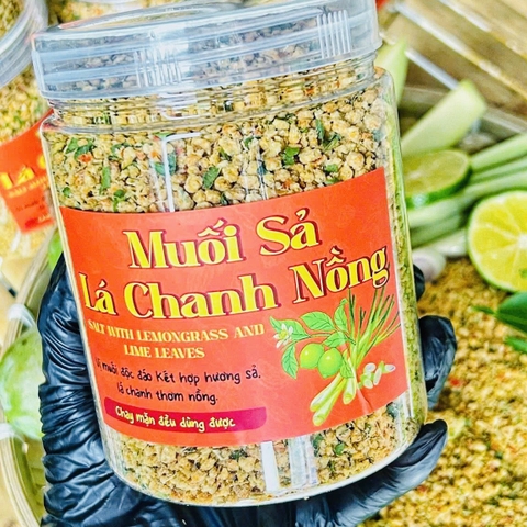 Muối Ớt Sả Lá Chanh Đậm Đà Bùng Nổ Mọi Món Ngon 500gr