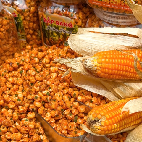 Bắp Rang Mắm Hành – Ăn Là Ghiền, Giòn Tan Từng Hạt 500gr