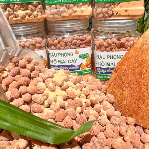 Đậu Phộng Phô Mai Cay, Ăn Một Hạt Là Ghiền 500gr