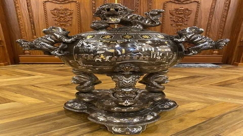 Đỉnh Đồng Thất Lân Vờn Cầu: Vật Phẩm Phong Thủy Đầy Quyền Lực Mang Đến Thành Công Và Phúc Lộc