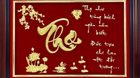 Tranh Đồng Chữ Thư Pháp – Nghệ Thuật Chạm Khắc Đỉnh Cao, Lưu Giữ Nét Đẹp Truyền Thống