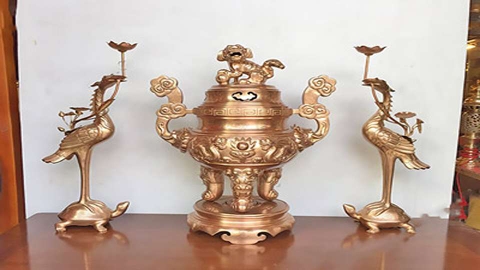 Đồ đồng Tam Sự - Tượng trưng phú quý, cân bằng âm dương, khai mở tài vận