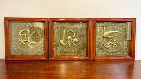 Tranh Đồng Chữ Phúc Lộc Thọ  – Biểu Tượng Hạnh Phúc, Giàu Sang Và Trường Thọ