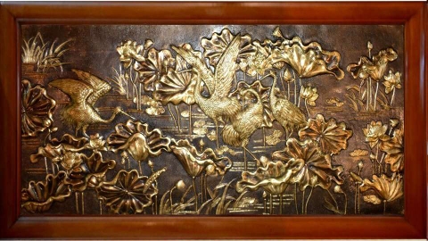 Tranh Phù Điêu Đồng – Tinh Hoa Nghệ Thuật Chạm Khắc, Linh Hồn Không Gian Việt