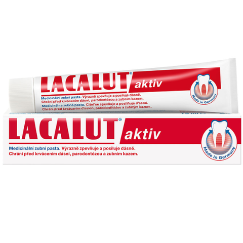 Kem đánh răng Lacalut Aktiv chống viêm nướu, chảy máu chân răng, 75ml