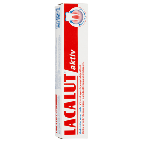 Kem đánh răng Lacalut Aktiv chống viêm nướu, chảy máu chân răng, 75ml