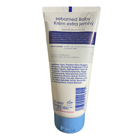 Kem dưỡng thể dịu nhẹ cho bé Baby Sebamed Cream Extra Soft, 200ml