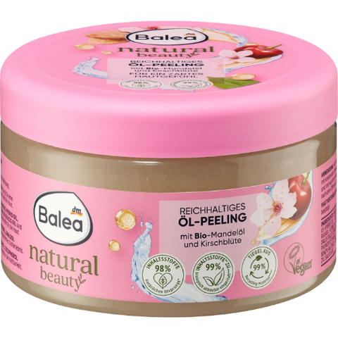 Muối tắm tẩy da chết Balea Natural Beauty Oil-Peeling, 300g