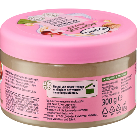 Muối tắm tẩy da chết Balea Natural Beauty Oil-Peeling, 300g