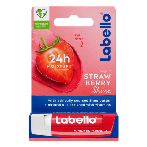 Son dưỡng môi Labello Strawberry Shine, 4.8G