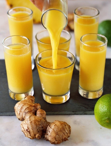 Ginger shot (nước gừng ép) và cách pha chế giúp tăng đề kháng, giảm cân