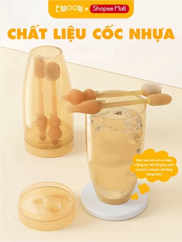 Tưa lưỡi silicon hộp vàng ( set 2c)