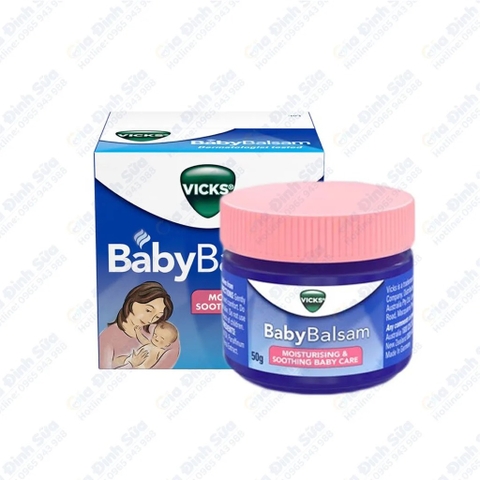 Dầu ấm ngực Úc Baby Baslam 3m+