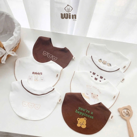 yếm tròn cottong Win