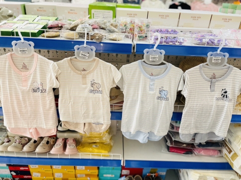 Bộ cộc cúc ngực Noubaby ( 1m-18m)