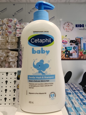 Sữa tắm gội cetetaphil organic